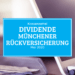 Kassenzettel: Münchener Rückversicherung Dividende Mai 2020