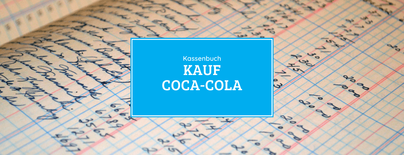 Kassenbuch - Kauf der Coca-Cola Aktie 09.06.2020