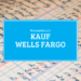 Kassenbuch - Kauf der Wells Fargo Aktie 09.06.2020
