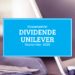 Kassenzettel: Unilever Dividende September 2020