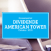 Kassenzettel: American Tower Dividende Oktober 2020