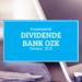 Kassenzettel: Bank OZK Dividende Oktober 2020