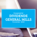 Kassenzettel: General Mills Dividende November 2020