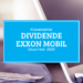 Kassenzettel: Exxon Mobil Dividende Dezember 2020