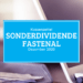 Kassenzettel: Fastenal Sonderdividende Dezember 2020
