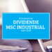 Kassenzettel: MSC Industrial Direct Dividende April 2021