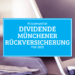 Kassenzettel: Münchener Rückversicherung Dividende Mai 2021