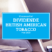 Kassenzettel: British American Tobacco Dividende Mai 2021