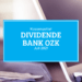 Kassenzettel: Bank OZK Dividende Juli 2021