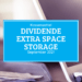 Kassenzettel: Extra Space Storage Dividende September 2021