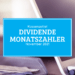 Kassenzettel: Monatszahler Dividende November 2021