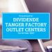 Kassenzettel: Tanger Factory Outlet Centers Dividende November 2021