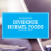 Kassenzettel: Hormel Foods Dividende Februar 2022