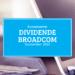Kassenzettel: Broadcom Dividende September 2022