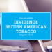 Kassenzettel: British American Tobacco Dividende August 2023