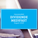 Kassenzettel: Medifast Dividende August 2023