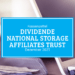 Kassenzettel: National Storage Affiliates Trust Dividende Dezember 2023