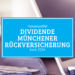 Kassenzettel: Münchener Rückversicherung Dividende April 2024