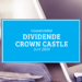 Kassenzettel: Crown Castle Dividende Juni 2024