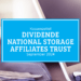 Kassenzettel: National Storae Affiliates Trust Dividende September 2024