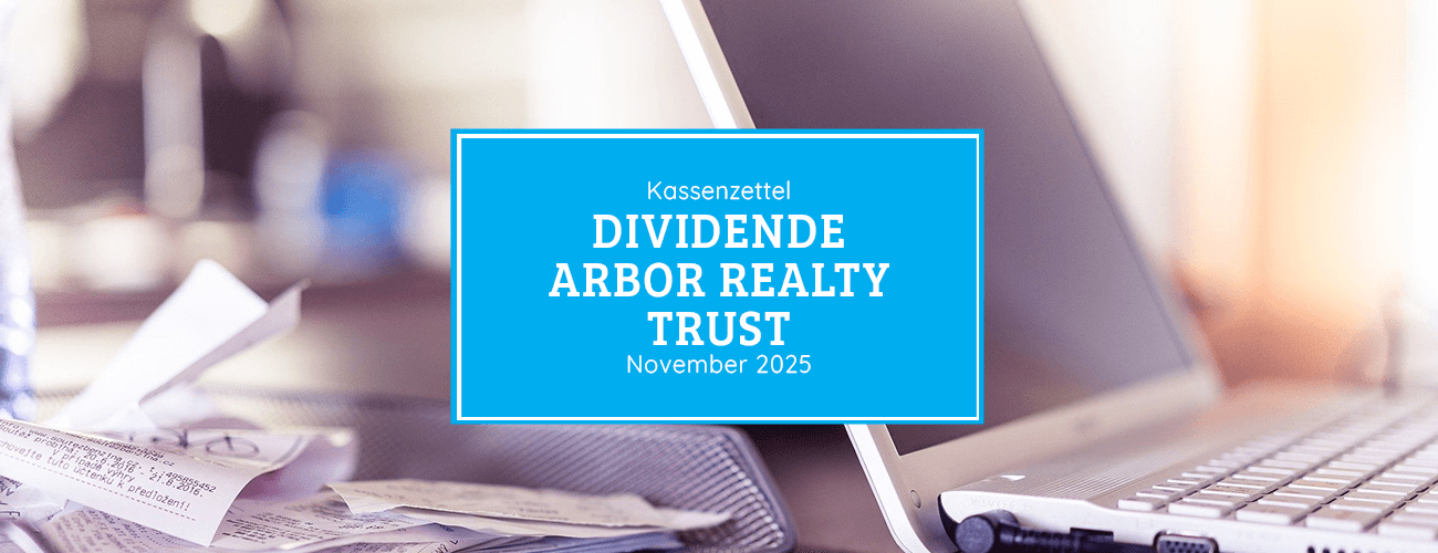 Kassenzettel: Arbor Realty Dividende November 2025