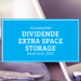 Kassenzettel: Extra Space Storage Dividende Dezember 2025
